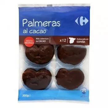 Palmera choco Carrefour 300 g, code 8431876105292