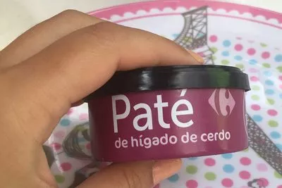 Paté de hígado de cerdio Carrefour , code 8431876110135