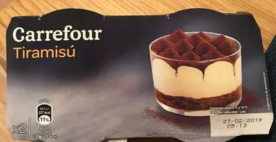 Tiramisú Carrefour , code 8431876113129