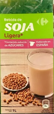 Bebida soja natural Carrefour 1 l, code 8431876114553