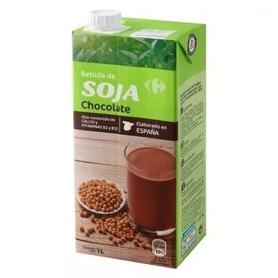 Bebida soja chocolate Carrefour 1 l, code 8431876114584