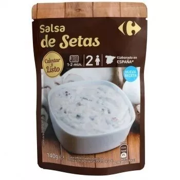 Salsa de setas Carrefour 140 g, code 8431876178494