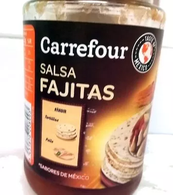 Salsa fajitas Carrefour 430 g, code 8431876208993