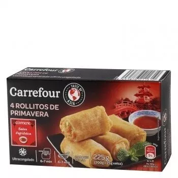 Rollitos primavera congelados Carrefour , code 8431876211610