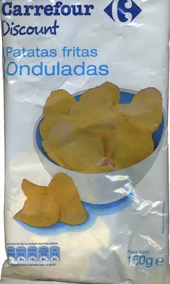 Patatas fritas onduladas "Carrefour" Carrefour 150 g, code 8431876219029