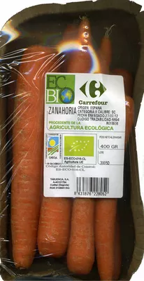 Zanahoria Carrefour bio 400 g, code 8431876228052