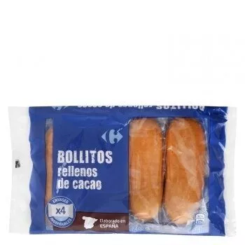 Bollitos rellenos de cacao Carrefour , code 8431876230925