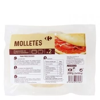 Molletes Carrefour , code 8431876231823