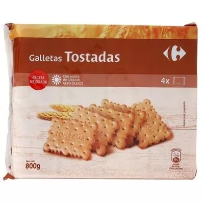 Galleta tostada Carrefour 4 x 200 g, code 8431876233049