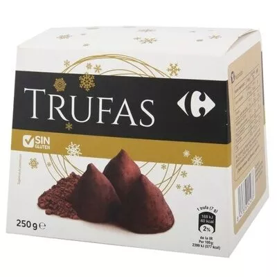 Trufas de cacao Carrefour 250 g, code 8431876245233