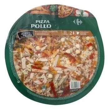 Pizza pollo Carrefour , code 8431876245677