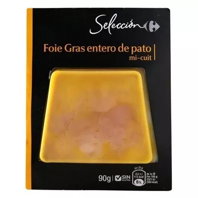 Foie gras entero de pato Carrefour, CRF Selección , code 8431876251906