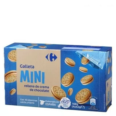 Mini galleta rellenas Carrefour 4 x 42 g, code 8431876253757