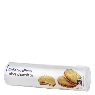 Galleta rellena chocolate Carrefour Discount 250 g, code 8431876253795