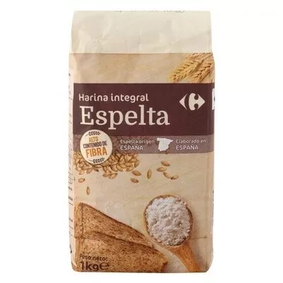 Harina integral de espelta Carrefour 1 kg, code 8431876263930