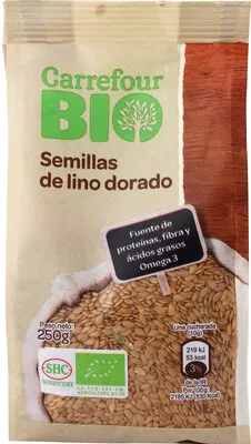 Semillas lino dorado Carrefour,  Carrefour bio 250 g, code 8431876266320