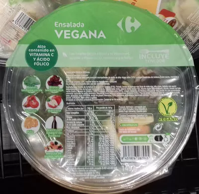 Ensalada Vegana Carrefour 145 g, code 8431876267945