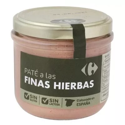 Paté finas hierbas Carrefour , code 8431876268768