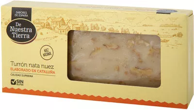 Turrón nata nuez De nuestra tierra, Vicens , code 8431876269567