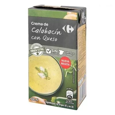 Crema calabacín & queso Carrefour , code 8431876271348