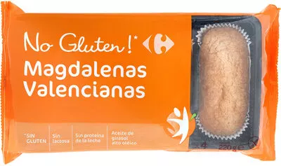 Magdalenas valencianas sin gluten Carrefour, CRF Específicos - Sin Gluten 220 g, code 8431876274714