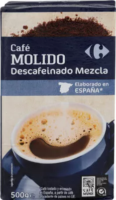 Café Molido Mezcla Descafeinado Carrefour 500 g, code 8431876275025