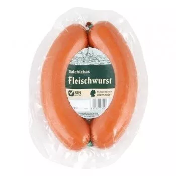 Salchicha fleischwurst Carrefour , code 8431876276046