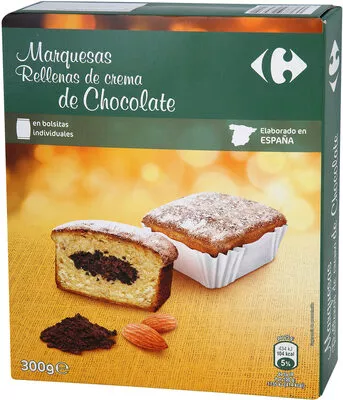 Marquesas rellenas chocolate suprema Carrefour 300 g, code 8431876279351