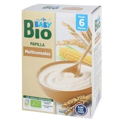 Papilla multicereales Carrefour,  Carrefour bio 400 g, code 8431876280234