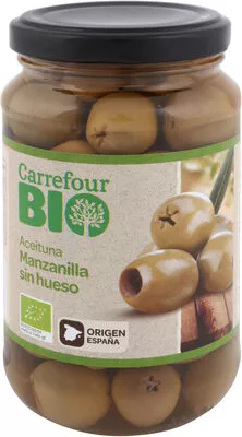 Aceituna De Manzanilla Deshuesada carrefour,  Carrefour bio , code 8431876285840