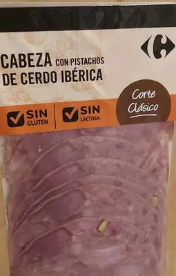 Cabeza de cerdo ibérico con pistachos Carrefour , code 8431876290424