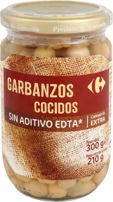 Garbanzo cocido extra Carrefour , code 8431876292589