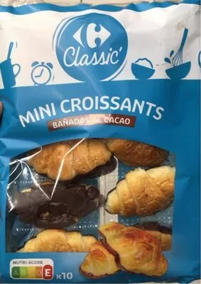 Mini croissants bañados al cacao Carrefour , code 8431876295344