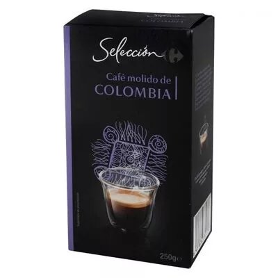 Café molido 100% colombia Carrefour 250 g, code 8431876332179