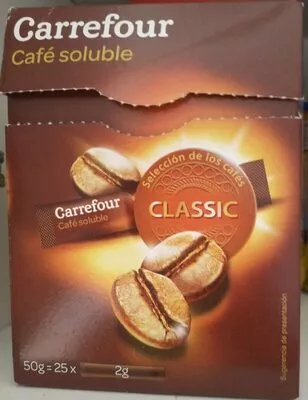 Café soluble Carrefour 2 g, code 8431876332476