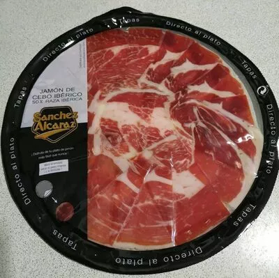 Jamón de cebo ibérico 50% raza ibérica Sanchez Alcaraz 90 g, code 8431945708270