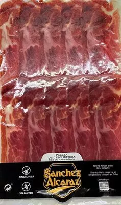 Paleta de cebo ibérica 50%de raza ibérica Sanchez Alcaraz 120g, code 8431945708461