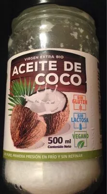 Aceite de coco Organic Sac , code 8432430106632