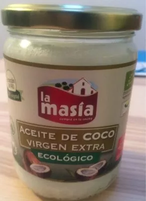 Aceite de coco virgen extra la masía 430 ml, code 8432580271013