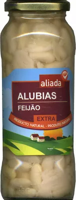 Alubia blanca cocida Aliada 570 g (neto), 400 g (escurrido), 580 ml, code 8433329001793