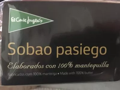 Sobaos pasiegos elaborados con mantequilla i.g.p. El Corte Inglés 650g, 4 unidades, code 8433329001847