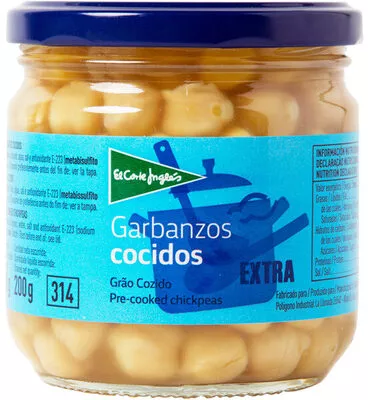 Garbanzos cocidos El Corte Inglés , code 8433329009119