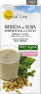 Bebida de soja enriquecida con calcio vegetal Special Line 1 l, code 8433329031004