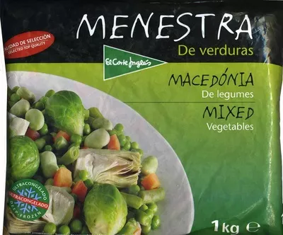 Menestra de verduras congelada El Corte Inglés 1 Kg, code 8433329037426