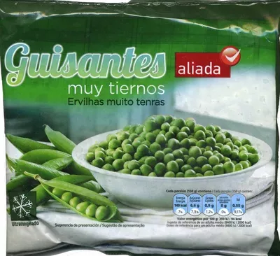 Guisantes muy tiernos Aliada 300 g, code 8433329040310