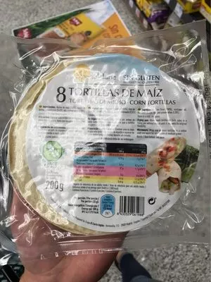 8 Tortillas de Maíz Special Line 200 g (8 x 25 g), code 8433329061988