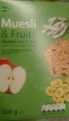 Muesli & Fruits el corte ingles , code 8433329070287