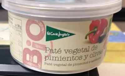 Pate vegetal de pimientos y olivas bio el corte ingles , code 8433329074407