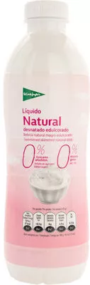 Yogur líquido natural desnatado El Corte Ingles , code 8433329096034