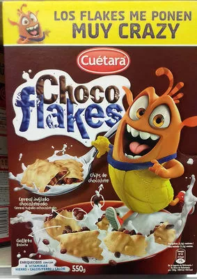 Choco Flakes Cuétara 550 g (2 * 275 g), code 8434165482845